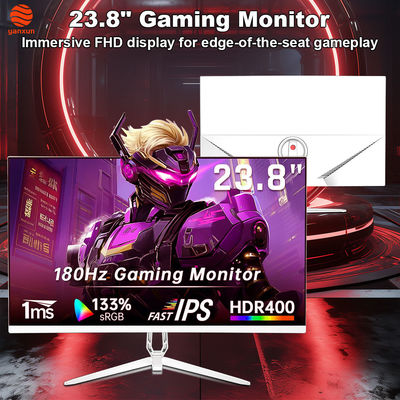 Buen precio 1080P 23.8 pulgadas 180Hz Monitor de juegos Panel IPS 99% SRGB Con biseles estrechos inmersivos en línea