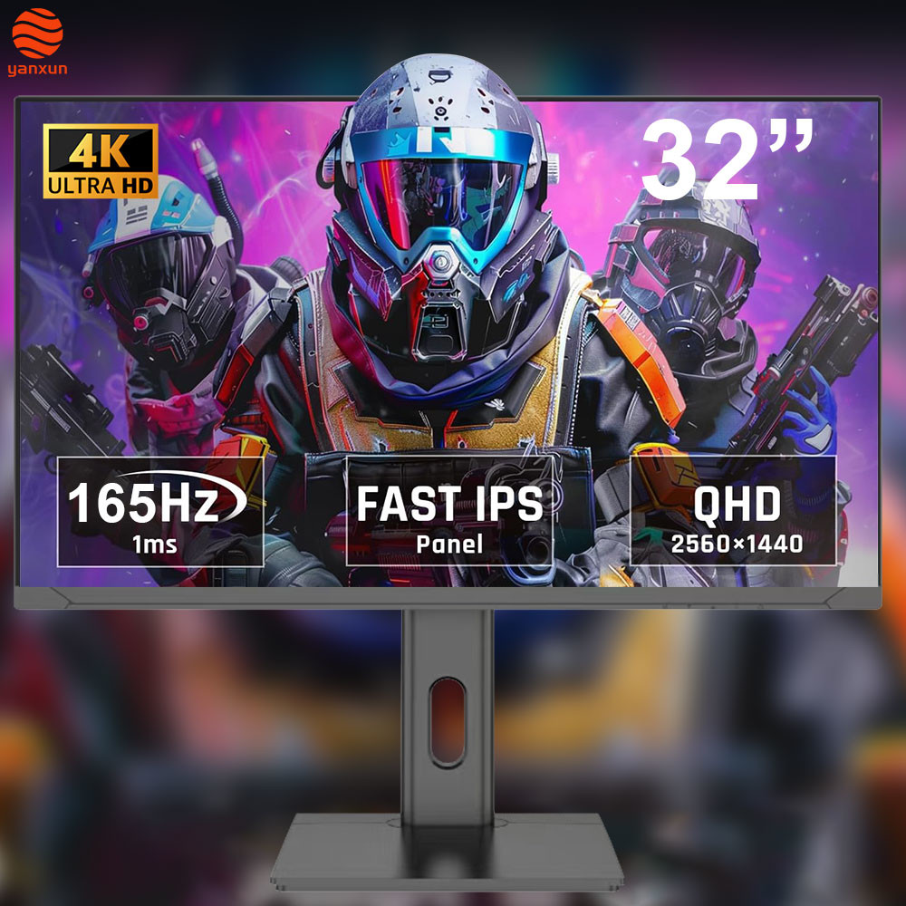 165HZ 32 Inch Gaming Monitor QHD 4K Resolution Custom Logo Computer Monitor