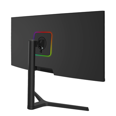Good price 4K UHD Internet Cafe 34 Inch Gaming Monitor With IPS LED RGB Lighting Height Adjustable online