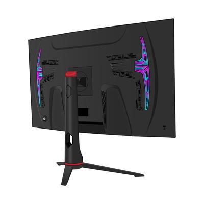 Good price 1500R Curve Rate 32 Inch Gaming Monitor 3440x1440 With RGB Lighting Height Adjustable online