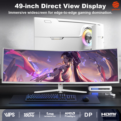 Good price Curved Immersive Widescreen Gaming Monitor 49 Inch Ultrawide Monitor Customizable online