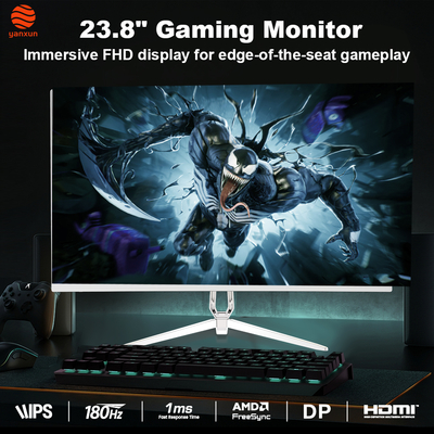 Good price QHD / UHD Resolution 180Hz 23.8 Inch PC Gaming Monitor IPS Panel Adjustable Bracket online