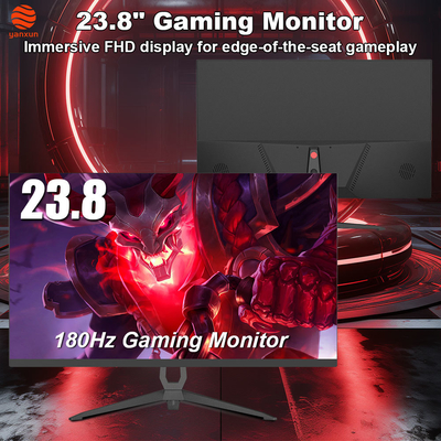 Good price QHD UHD Resolution 23.8 Inch Gaming Monitor IPS Panel 180Hz 99% SRGB Black Color 2560x1440P online