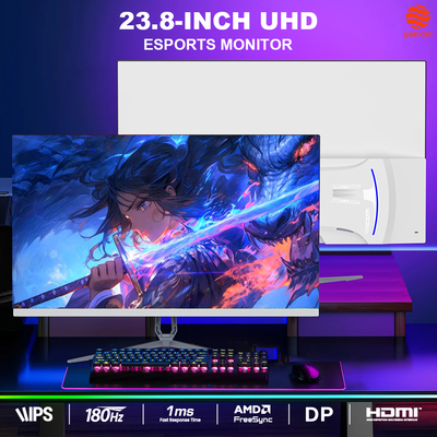 Good price 23.8 Inch QHD UHD Resolution Gaming Monitor IPS Panel 180Hz 99% SRGB With HDMI & Display Port online