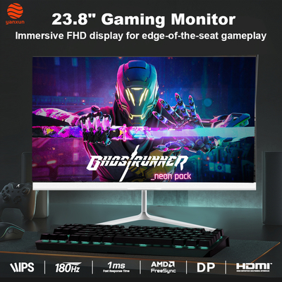 Good price QHD / UHD Resolution 23.8 Inch Gaming Monitor With HDMI & Display Port Connectivity online