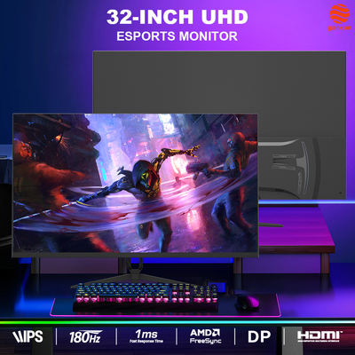 Good price IPS Panel QHD PC Monitor 32 Inch 180 Hz White Color Gaming Monitor OEM Logo online