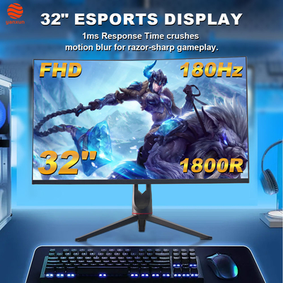 Good price Fast Response Time 1800R Gaming Monitor QHD Resolution Computer Monitor 32 Inch online