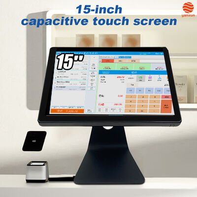 Хорошая цена 15.6  10-точечный сенсорный POS-машин Windows 11 Pro/Android 11, Core i5/2GB RAM, 128GB/32GB хранилища, многопортовая связь для розничной торговли и гостеприимства онлайн