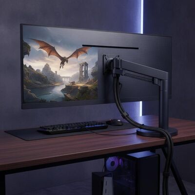 Buon prezzo 21 9 Rapporto di aspetto 34 pollici Monitor di gioco con connettività HDMI a supporto regolabile che offre prestazioni visive migliorate in linea