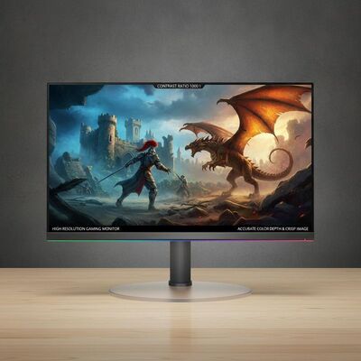 Bom preço Monitor de jogos de alta resolução com taxa de contraste 1000 1 e cor de exibição de 8 bits de 167M, proporcionando profundidade de cor precisa e imagem nítida on-line