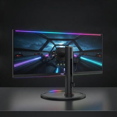 Καλή τιμή Οθόνη παιχνιδιών Rgb Lighting 34 ιντσών Ultra Wide 21 9 ρυθμιζόμενη αναλογία διαστάσεων Καμπύλη οθόνη για καθηλωτικό παιχνίδι σε απευθείας σύνδεση